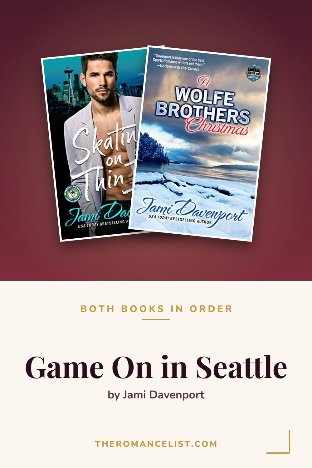 Game On in Seattle by Jami Davenport — books in order