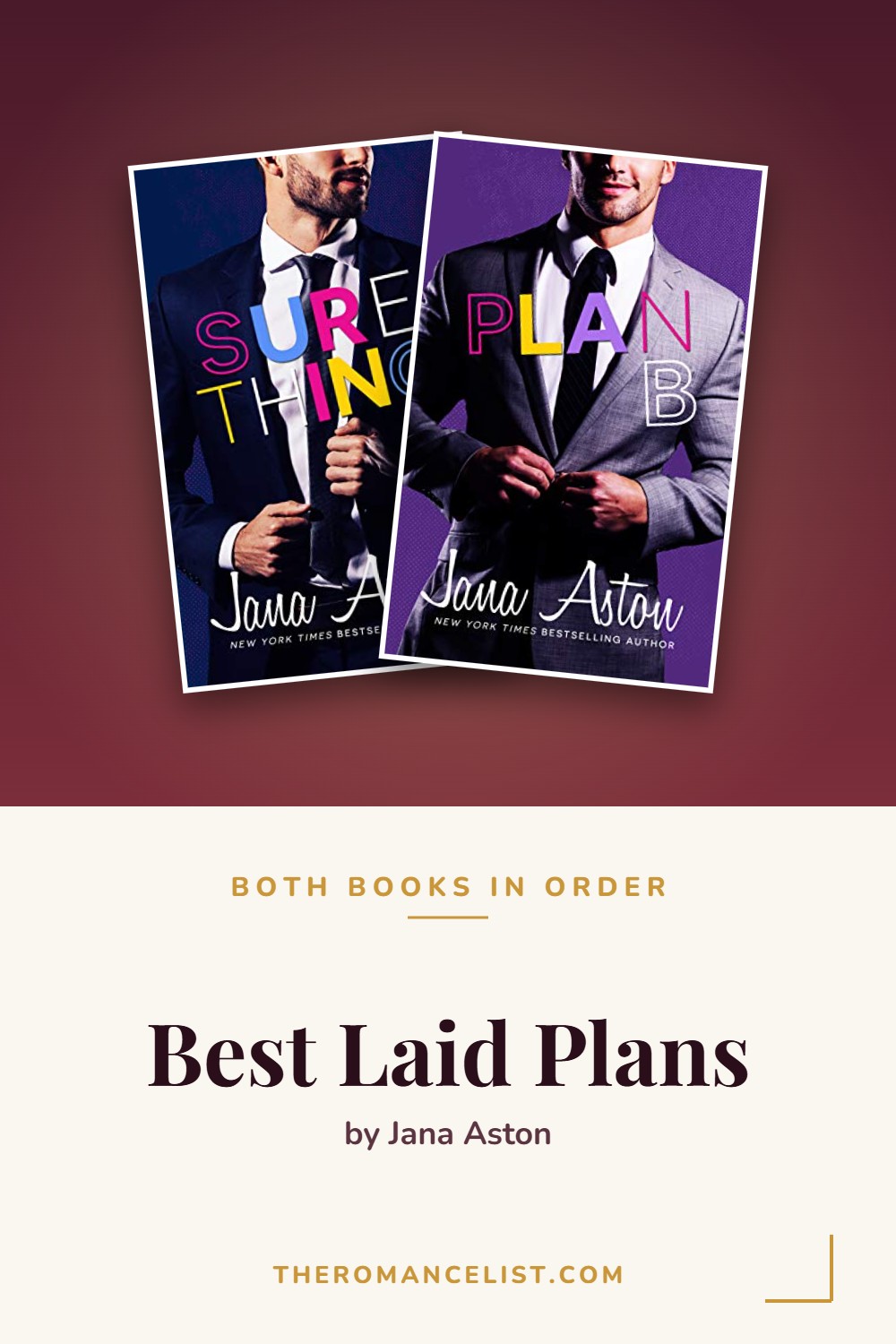Best Laid Plans by Jana Aston — books in order