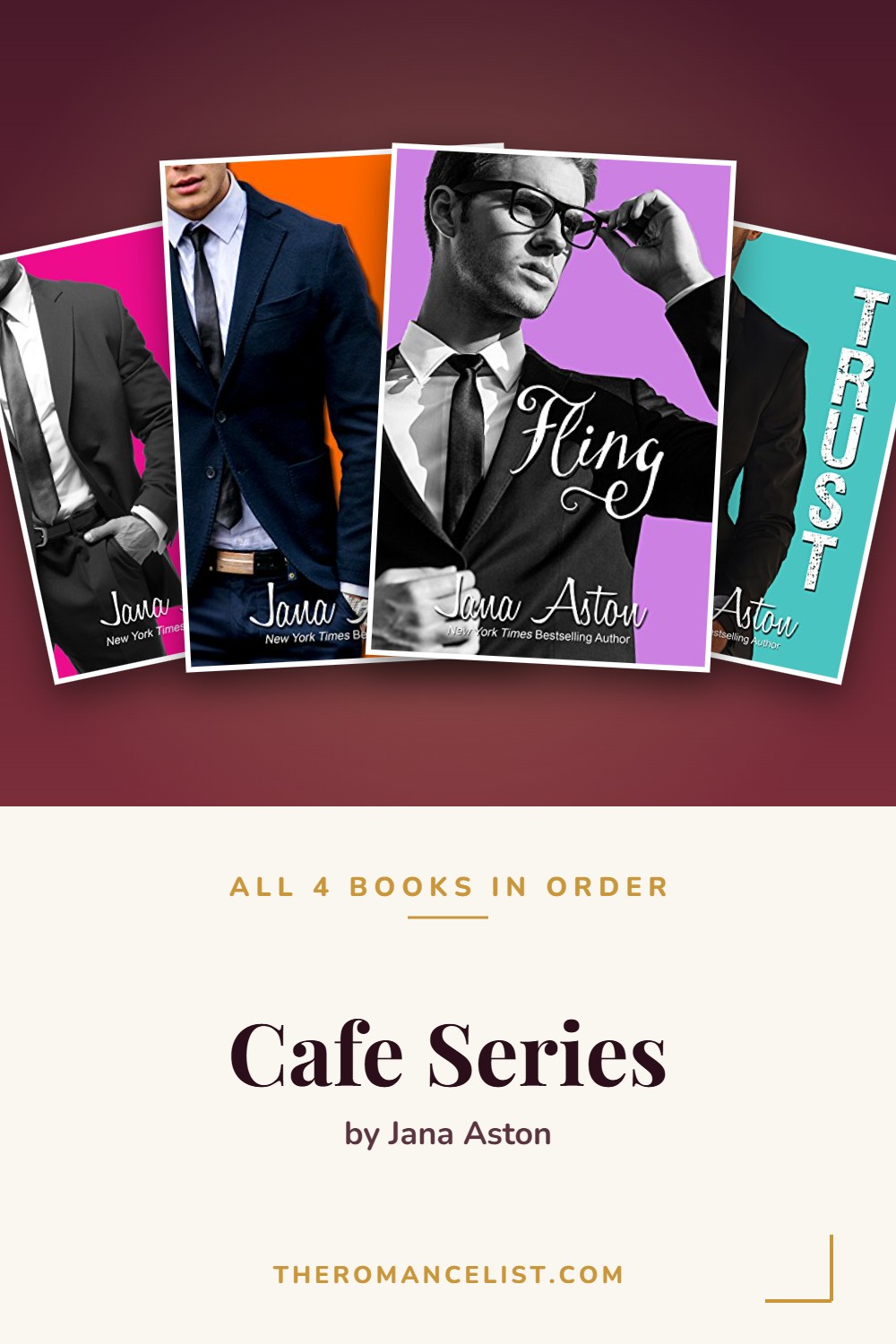 Cafe Series by Jana Aston — books in order