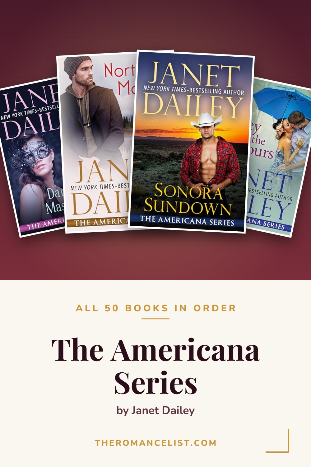 The Americana Series by Janet Dailey — books in order
