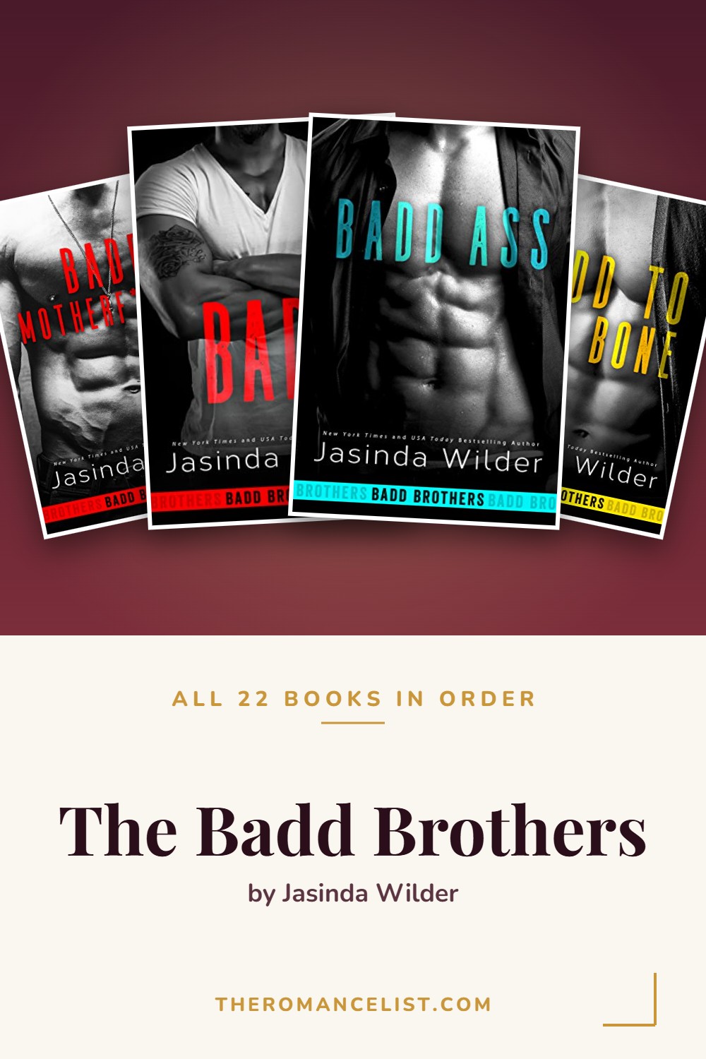 The Badd Brothers by Jasinda Wilder — books in order