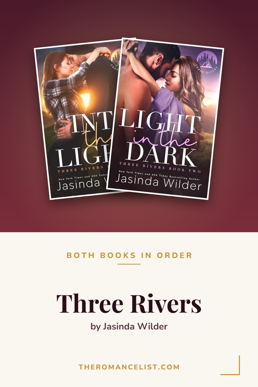 Three Rivers by Jasinda Wilder — books in order