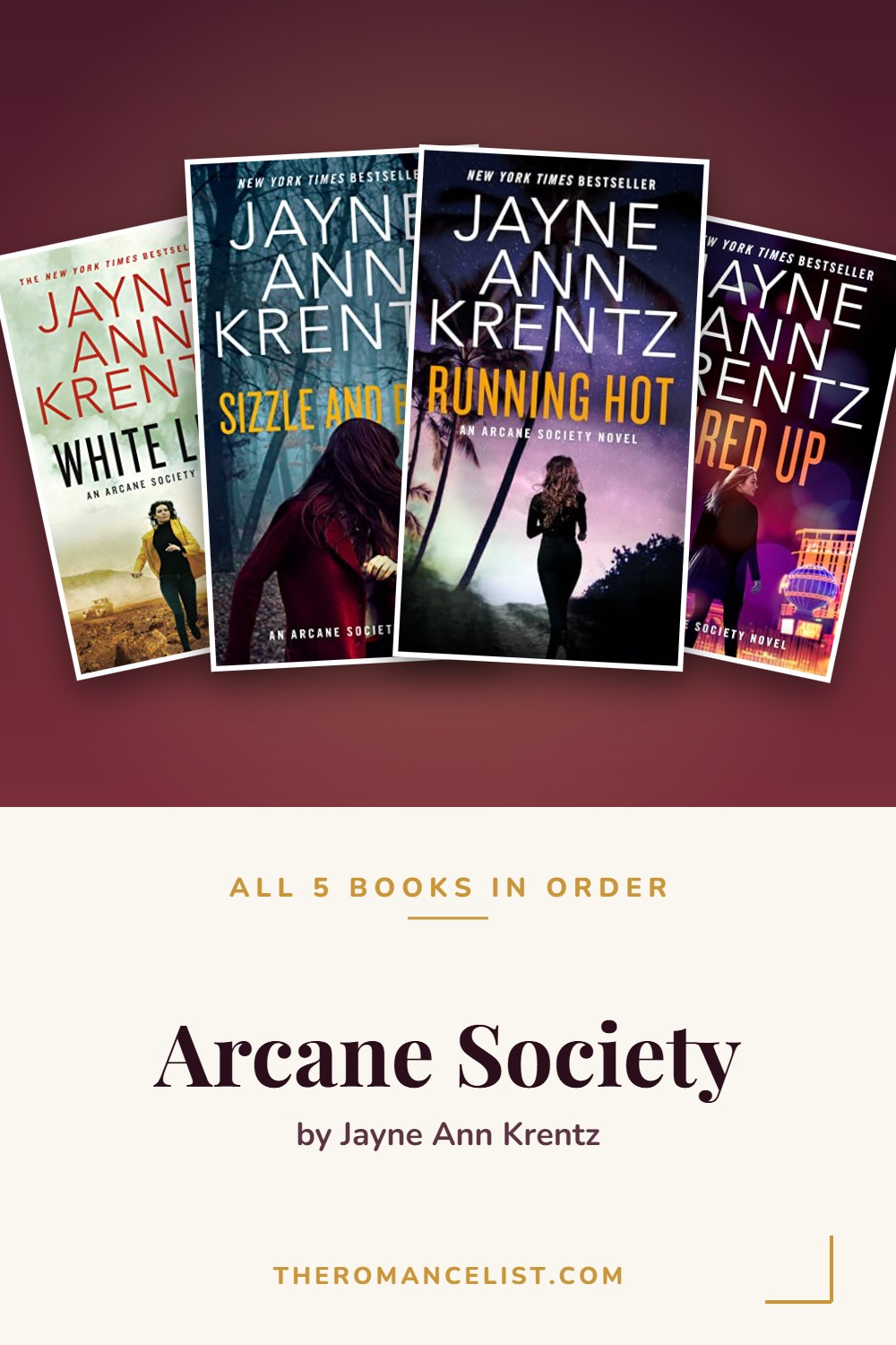 Arcane Society by Jayne Ann Krentz — books in order