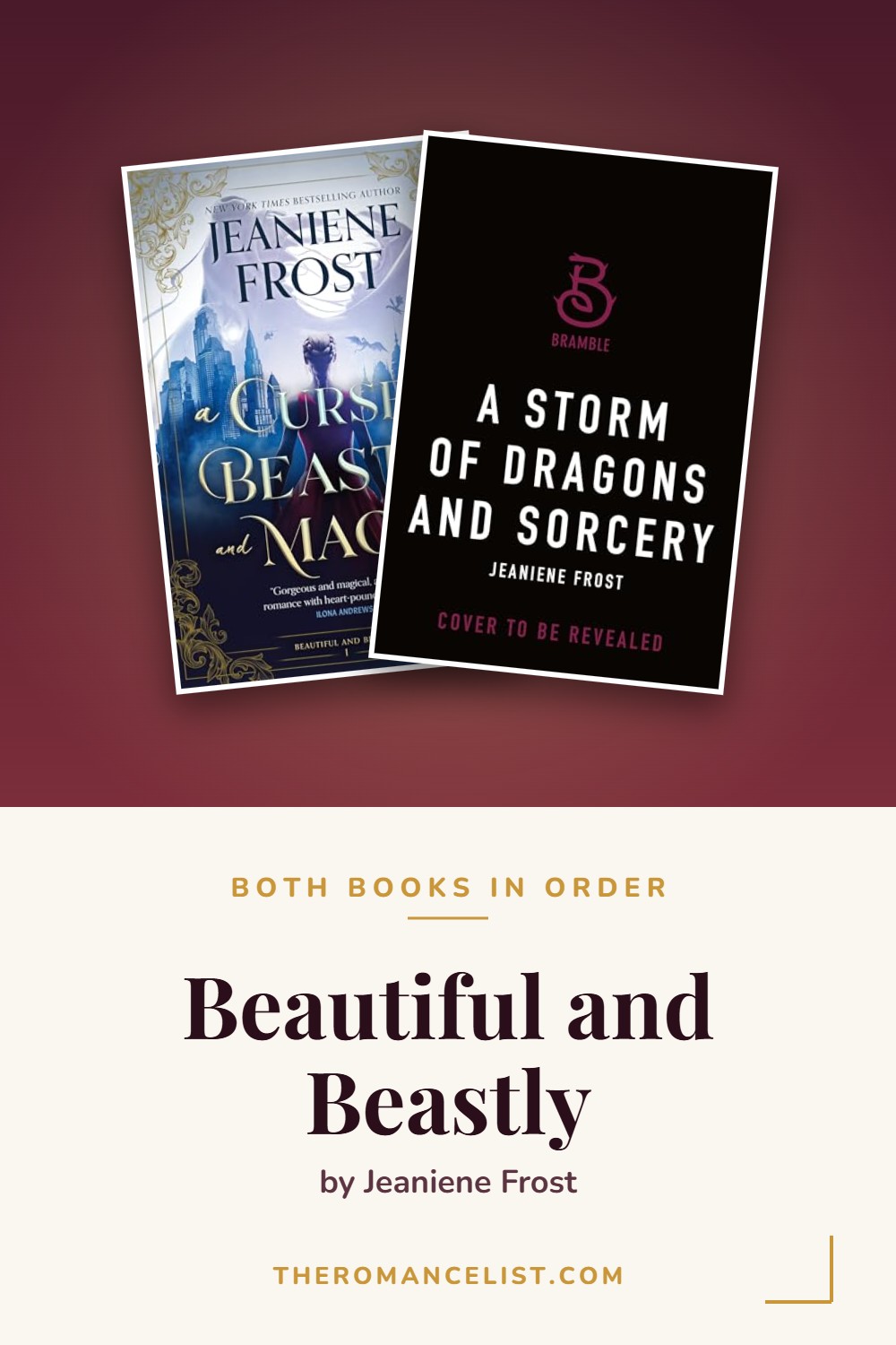 Beautiful and Beastly by Jeaniene Frost — books in order