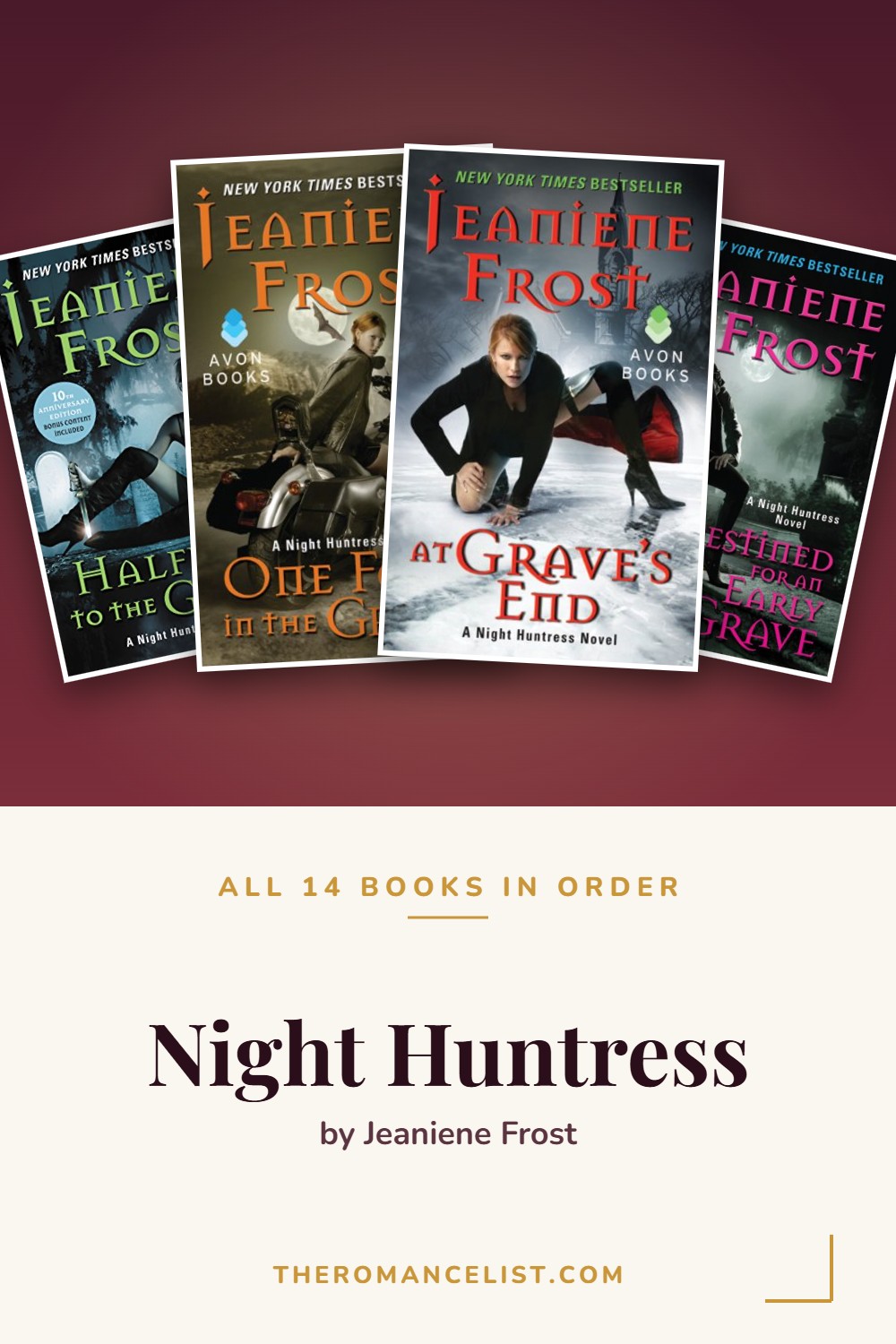 Night Huntress by Jeaniene Frost — books in order