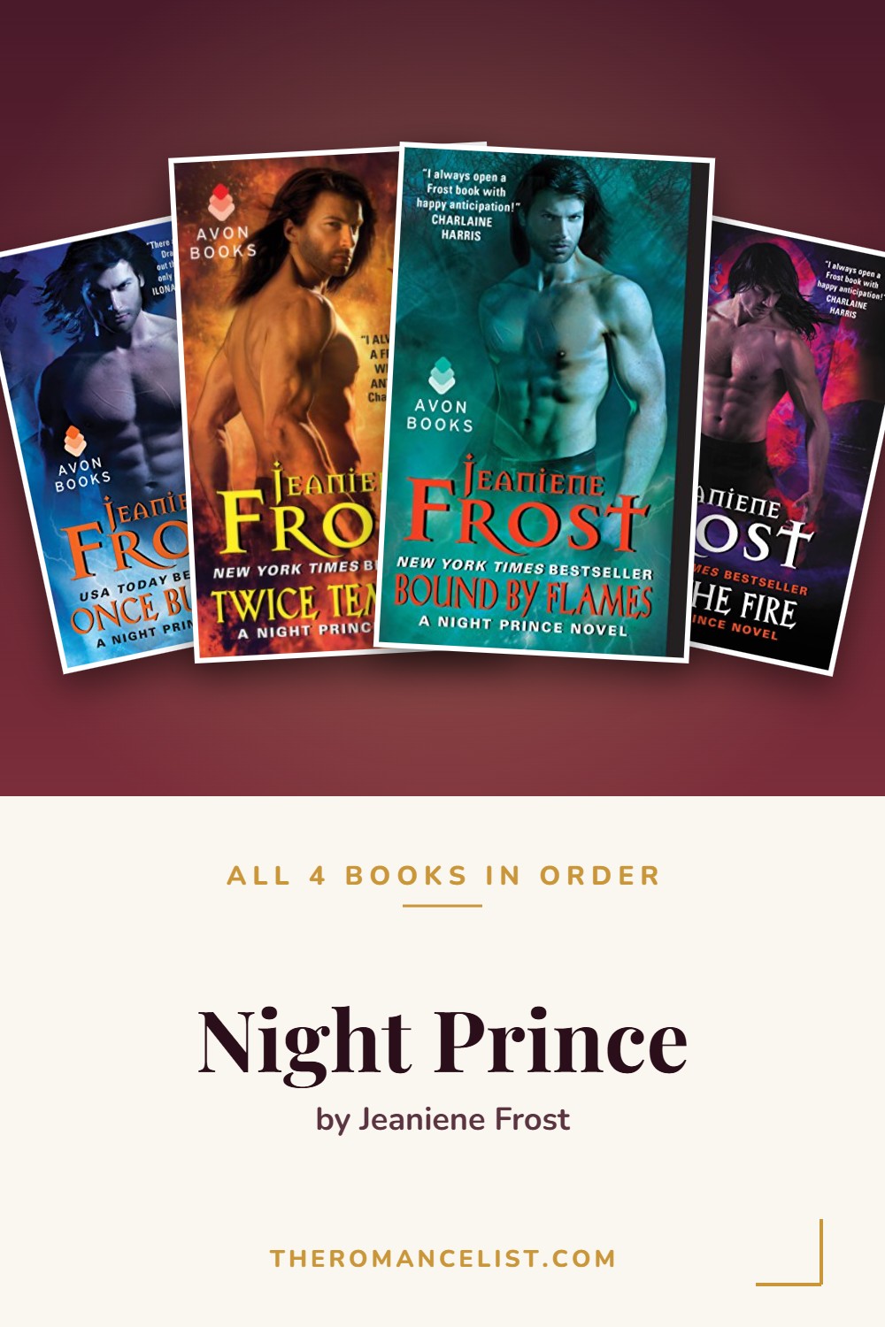 Night Prince by Jeaniene Frost — books in order