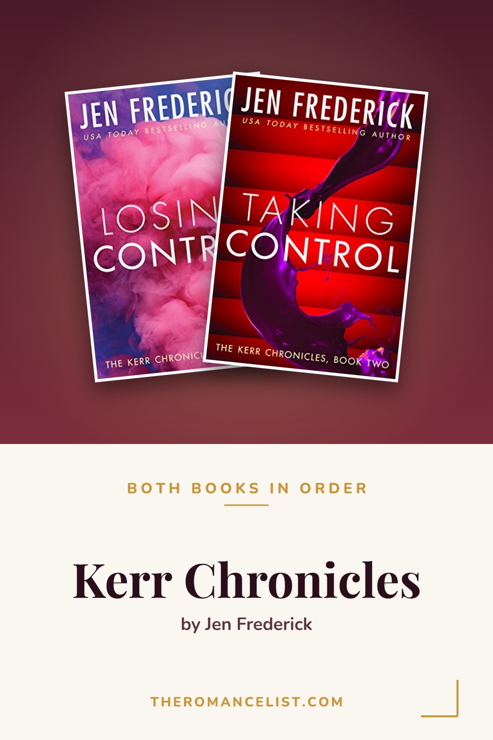 Kerr Chronicles by Jen Frederick — books in order