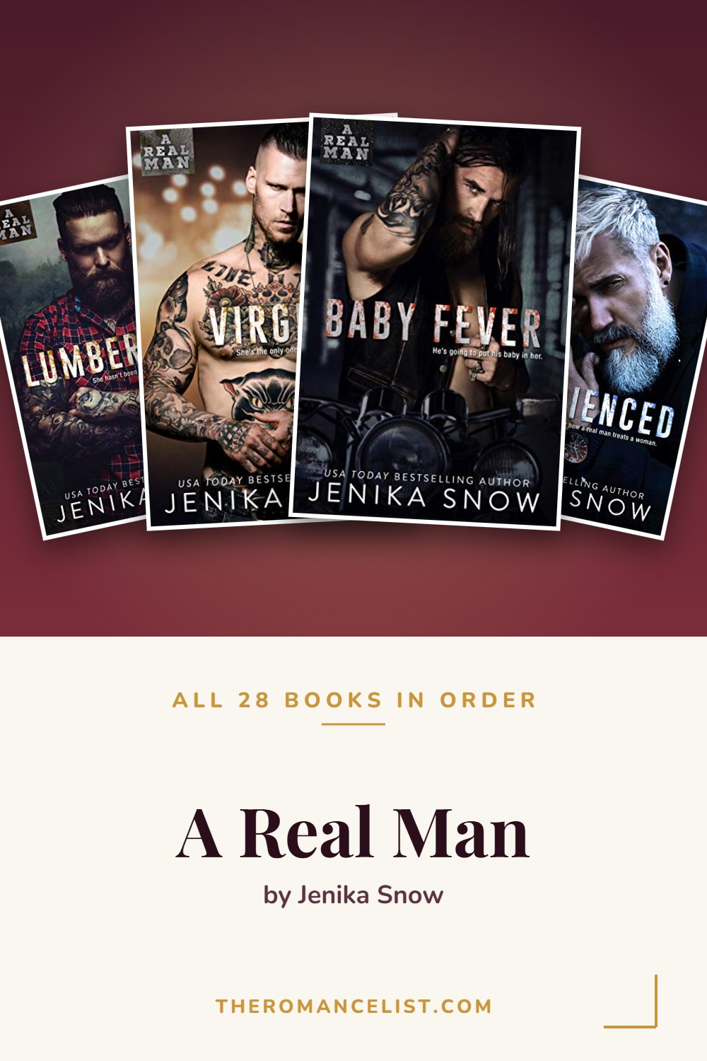 A Real Man by Jenika Snow — books in order