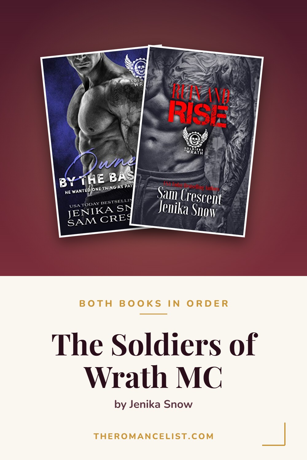The Soldiers of Wrath MC by Jenika Snow — books in order