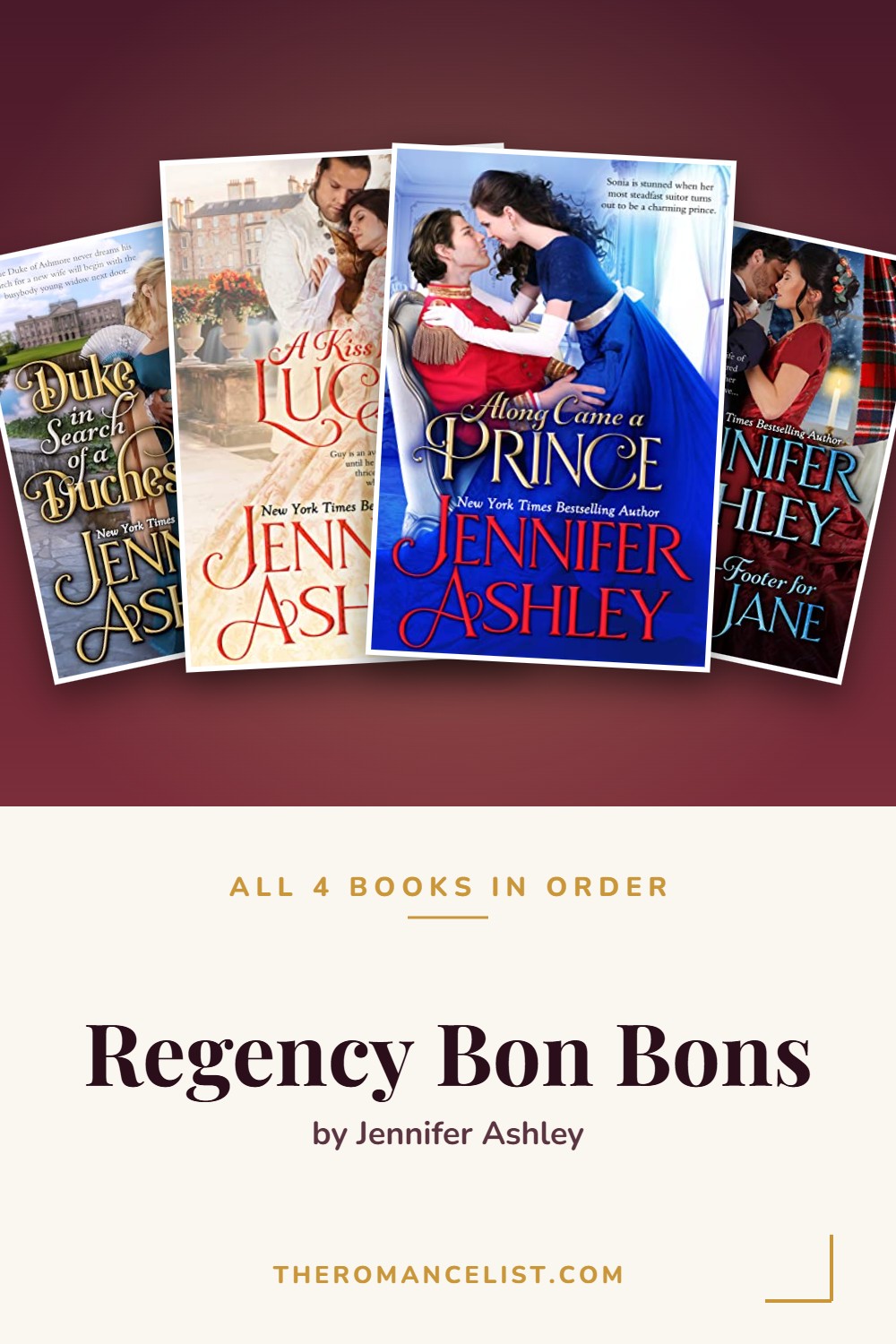 Regency Bon Bons by Jennifer Ashley — books in order