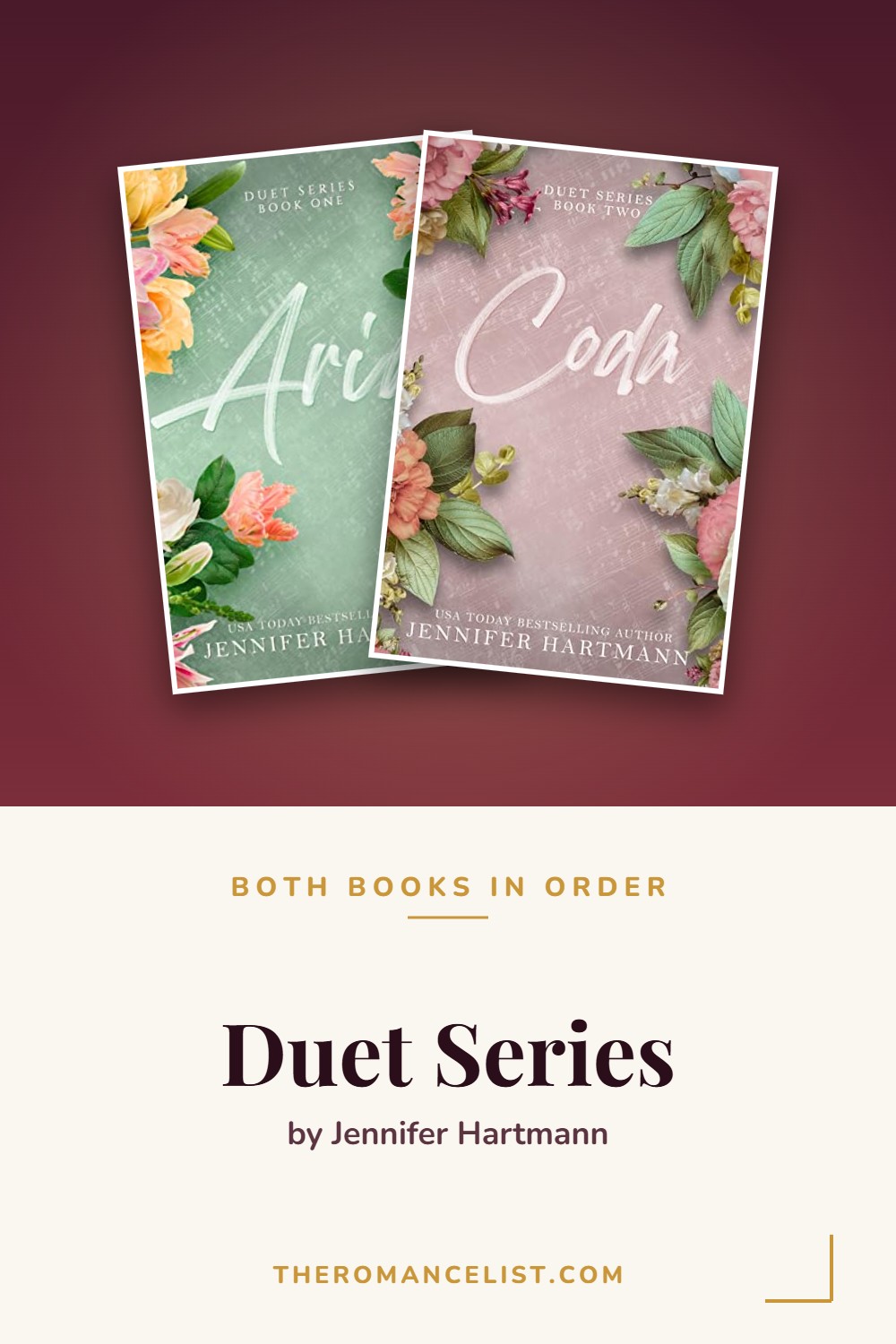 Duet Series by Jennifer Hartmann — books in order