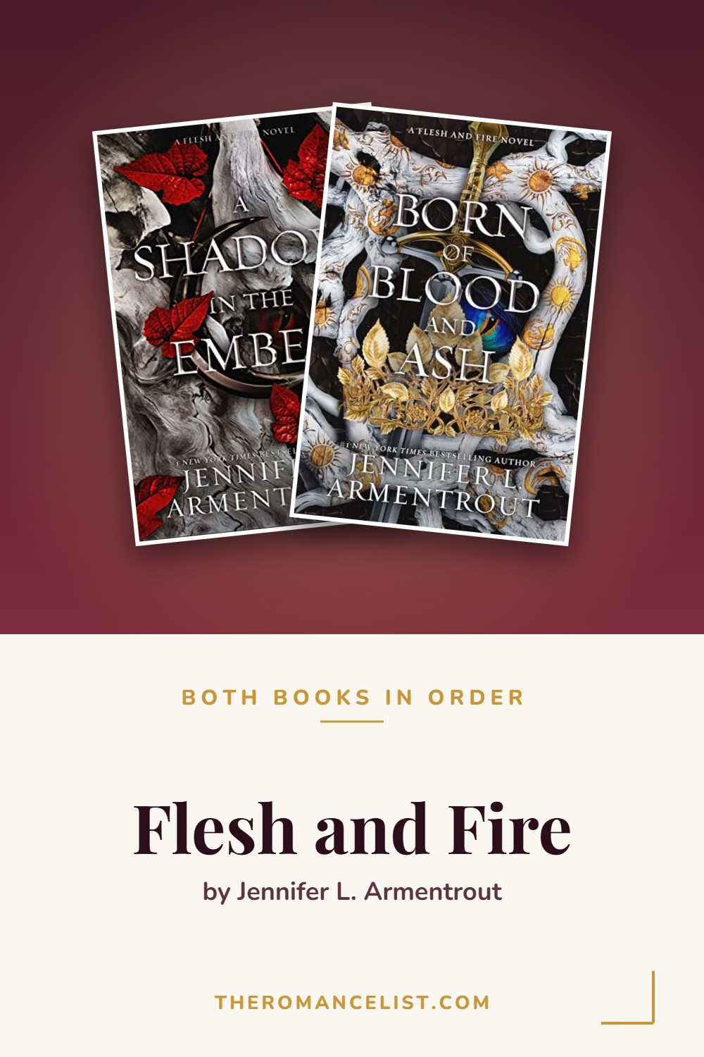 Flesh and Fire by Jennifer L. Armentrout — books in order