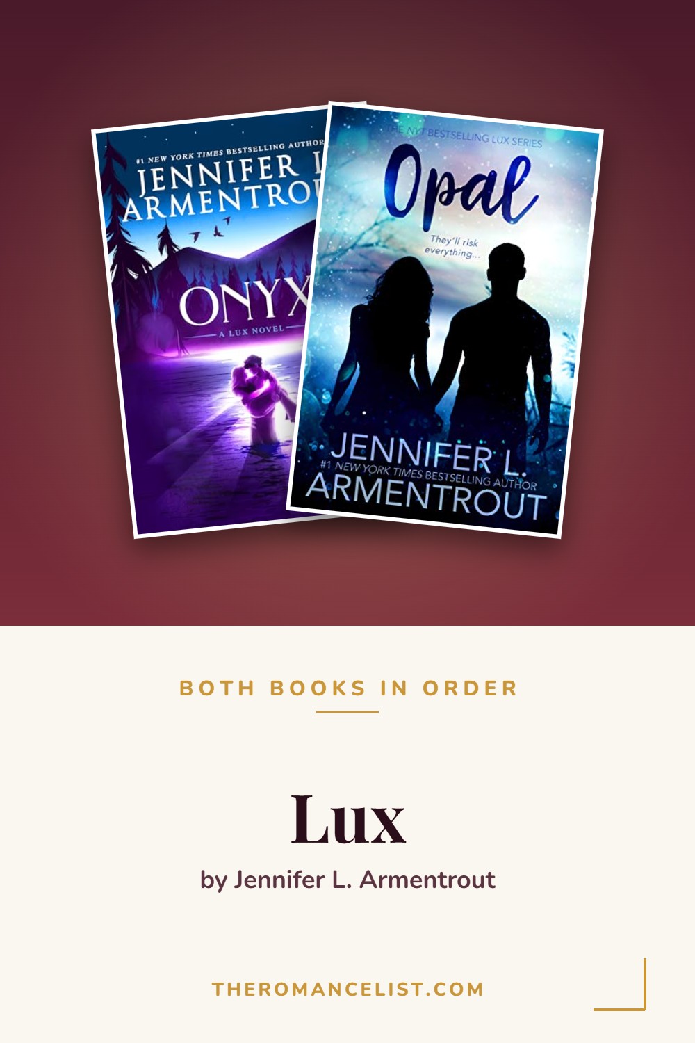 Lux by Jennifer L. Armentrout — books in order