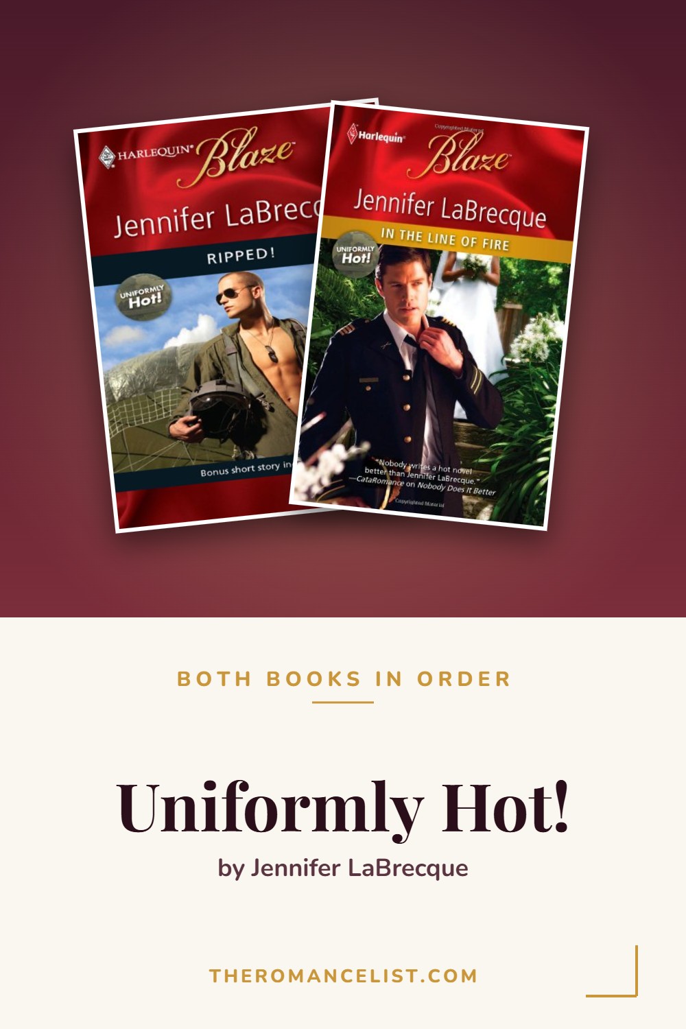 Uniformly Hot! by Jennifer LaBrecque — books in order