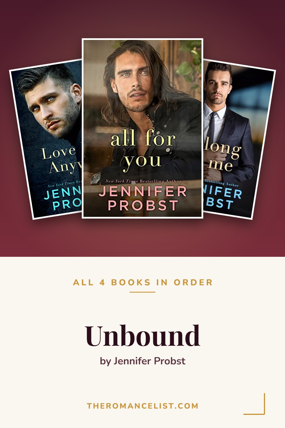 Unbound by Jennifer Probst — books in order