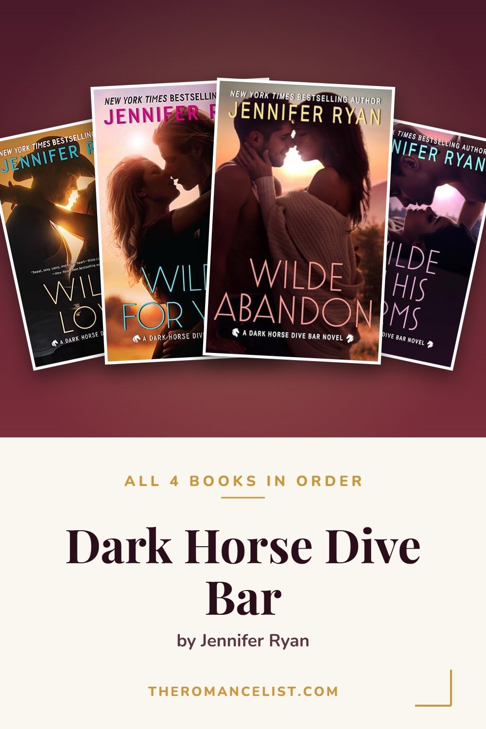 Dark Horse Dive Bar by Jennifer Ryan — books in order
