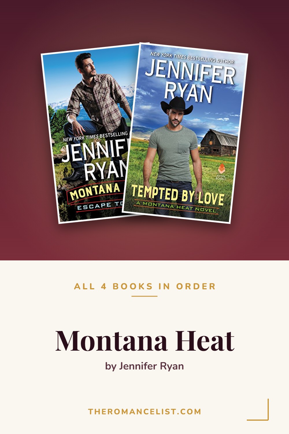 Montana Heat by Jennifer Ryan — books in order