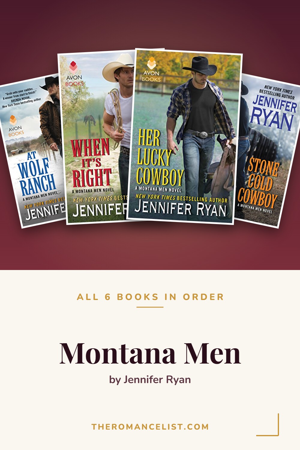 Montana Men by Jennifer Ryan — books in order