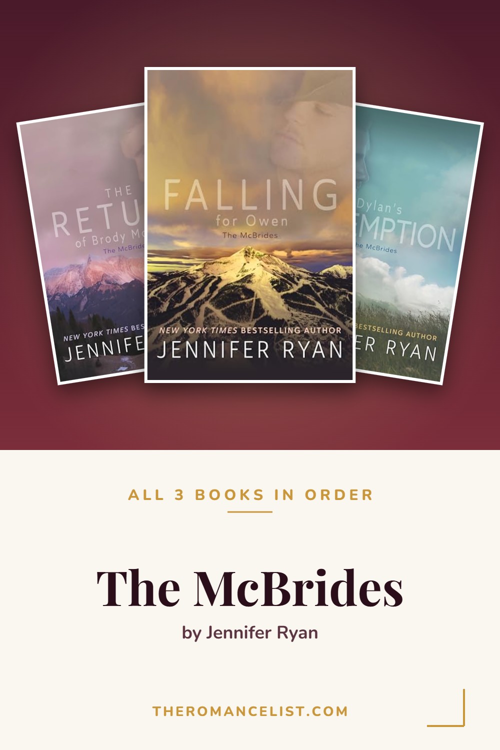 The McBrides by Jennifer Ryan — books in order