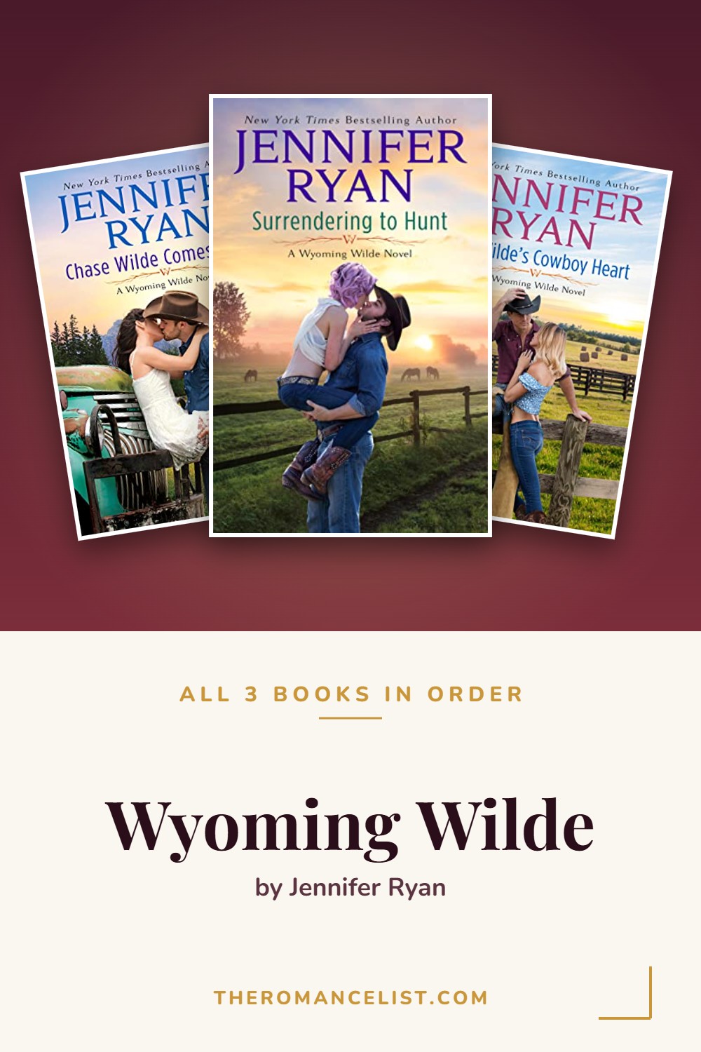 Wyoming Wilde by Jennifer Ryan — books in order