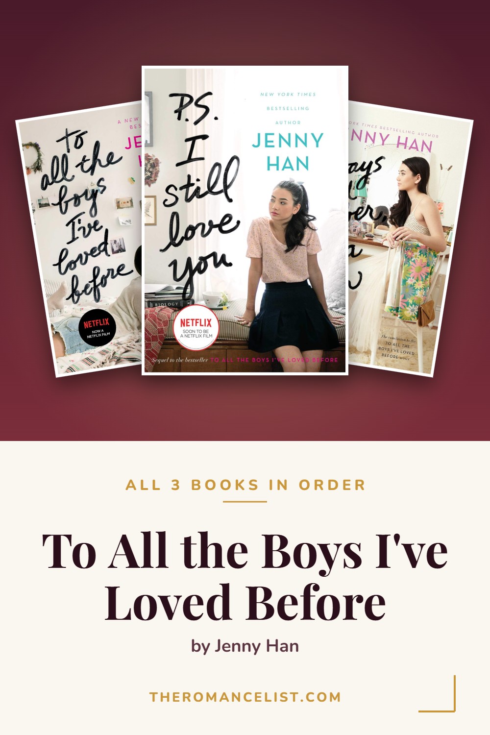 To All the Boys I've Loved Before by Jenny Han — books in order