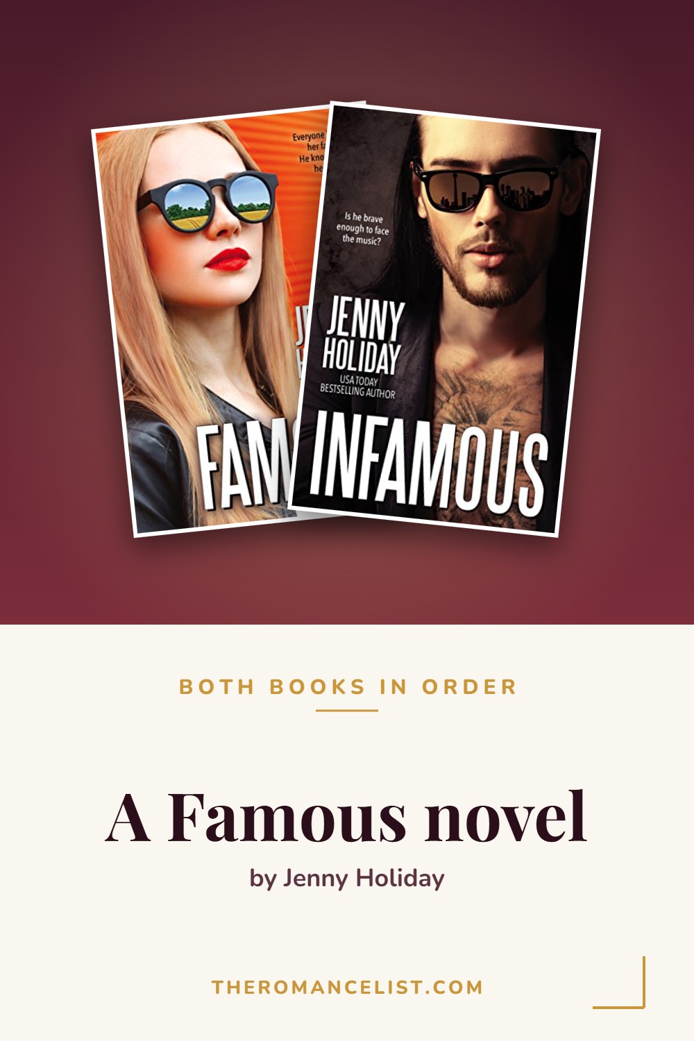 A Famous novel by Jenny Holiday — books in order