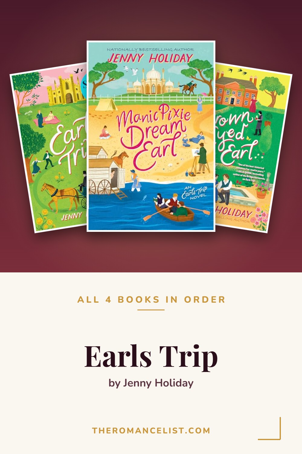 Earls Trip by Jenny Holiday — books in order