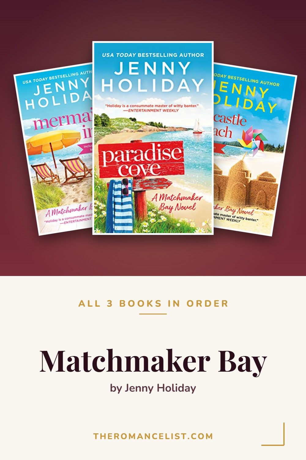 Matchmaker Bay by Jenny Holiday — books in order