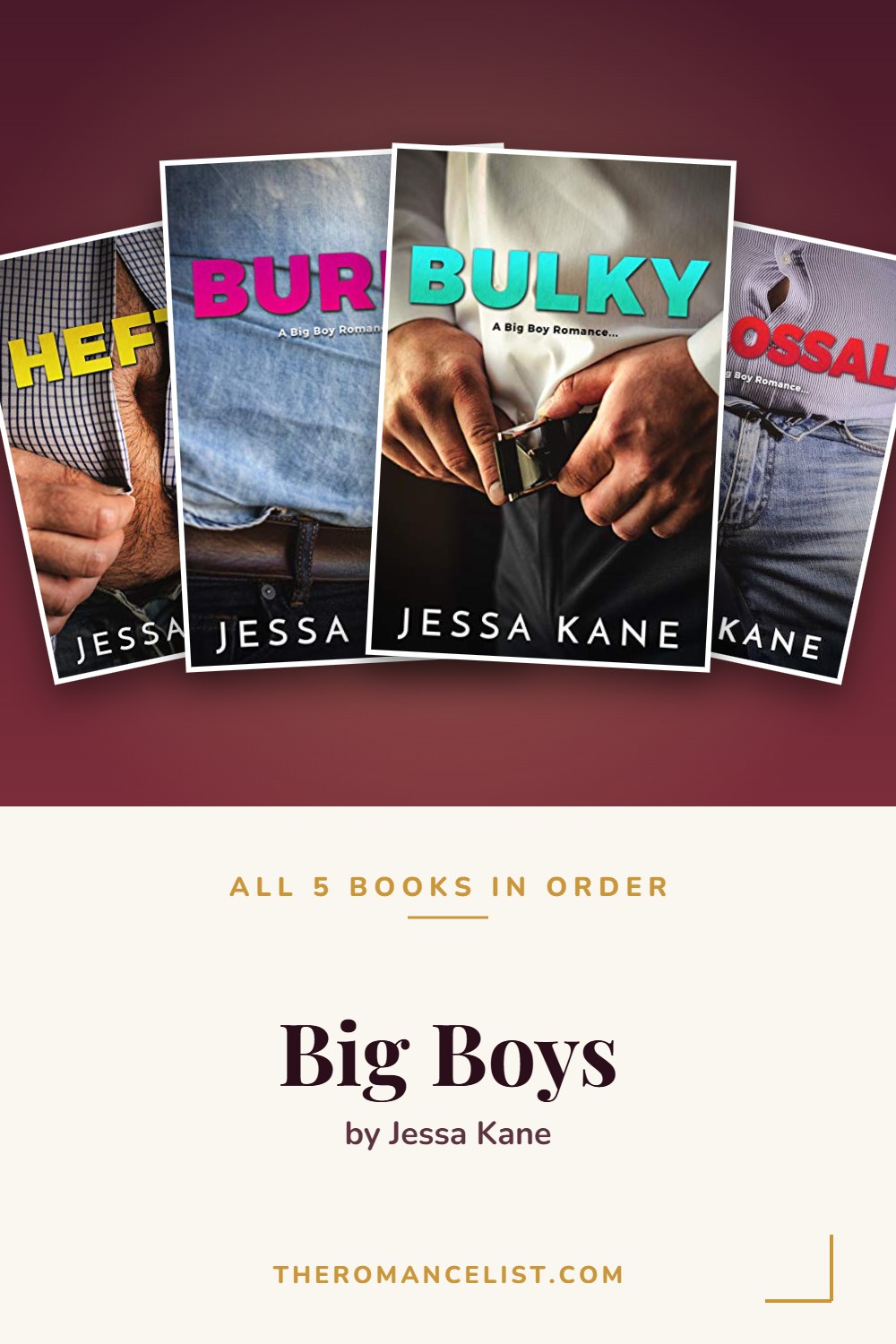 Big Boys by Jessa Kane — books in order