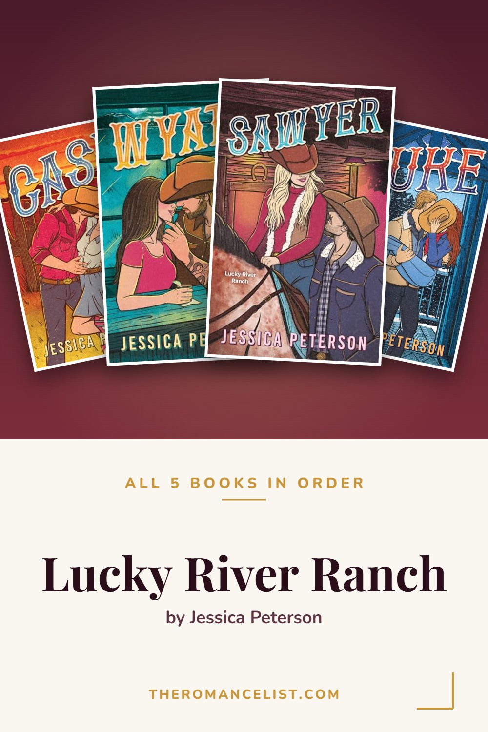 Lucky River Ranch by Jessica Peterson — books in order