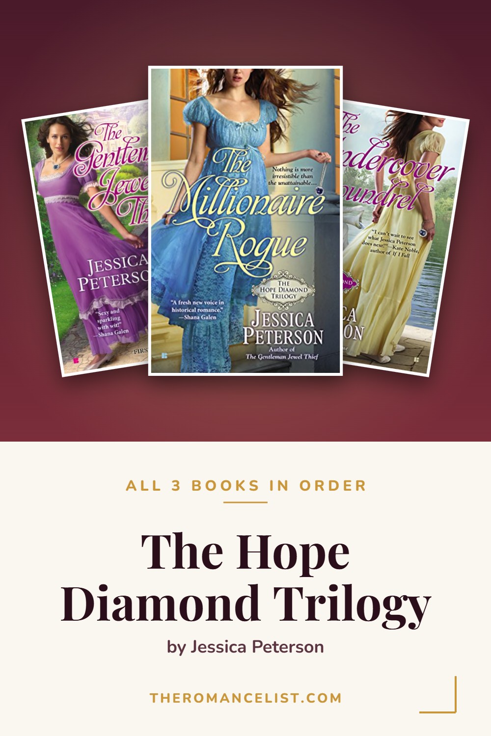 The Hope Diamond Trilogy by Jessica Peterson — books in order