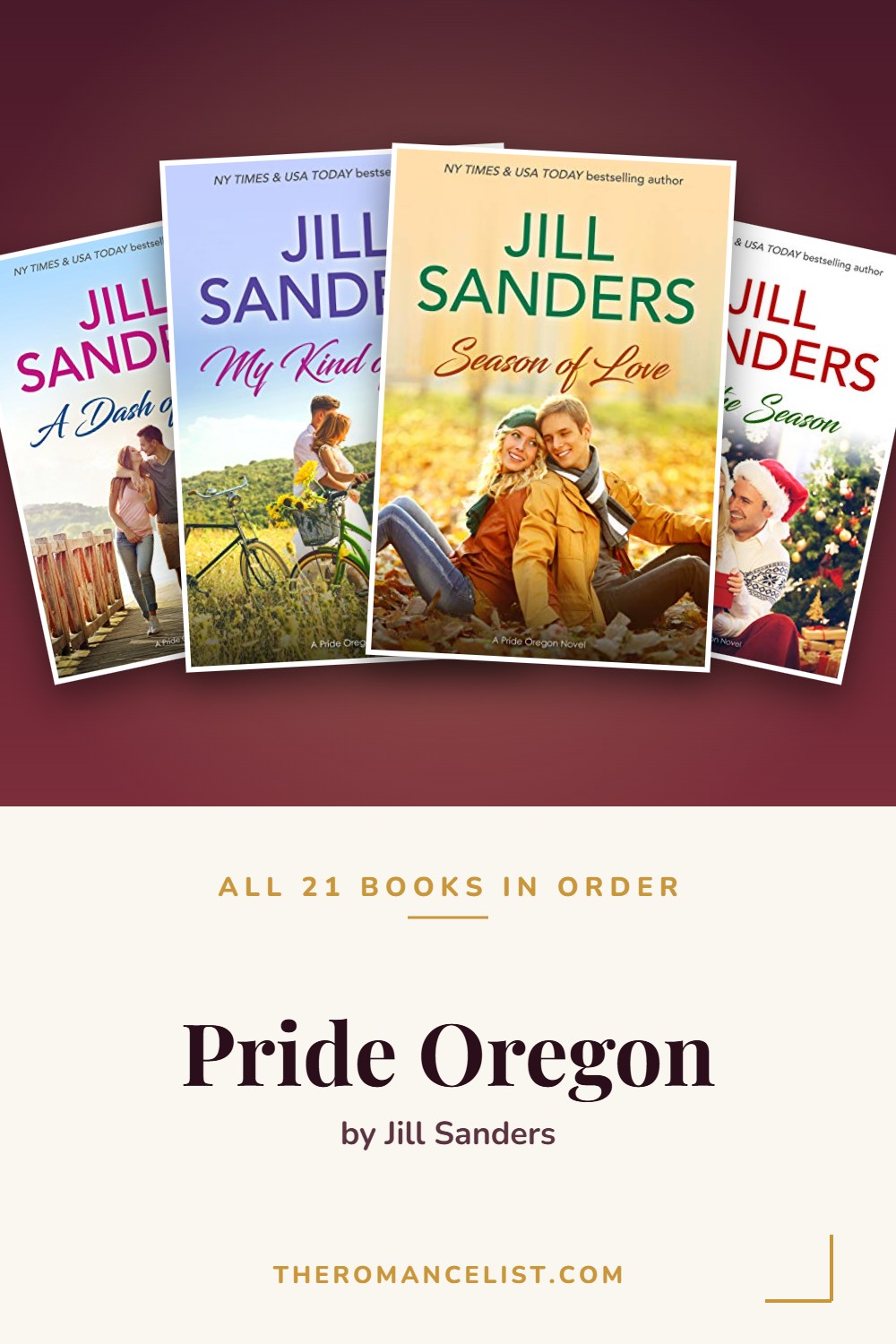 Pride Oregon by Jill Sanders — books in order