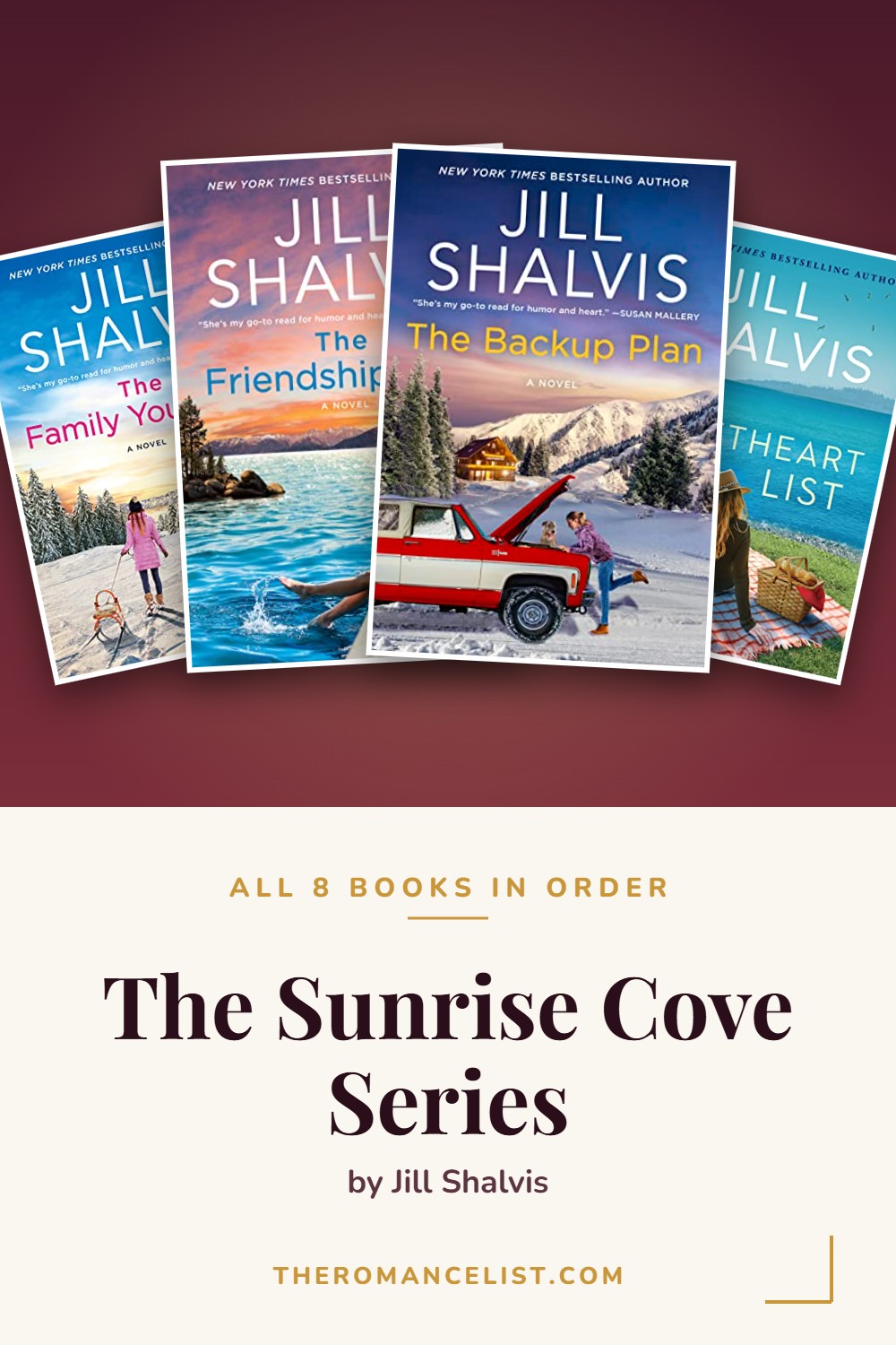 The Sunrise Cove Series by Jill Shalvis — books in order