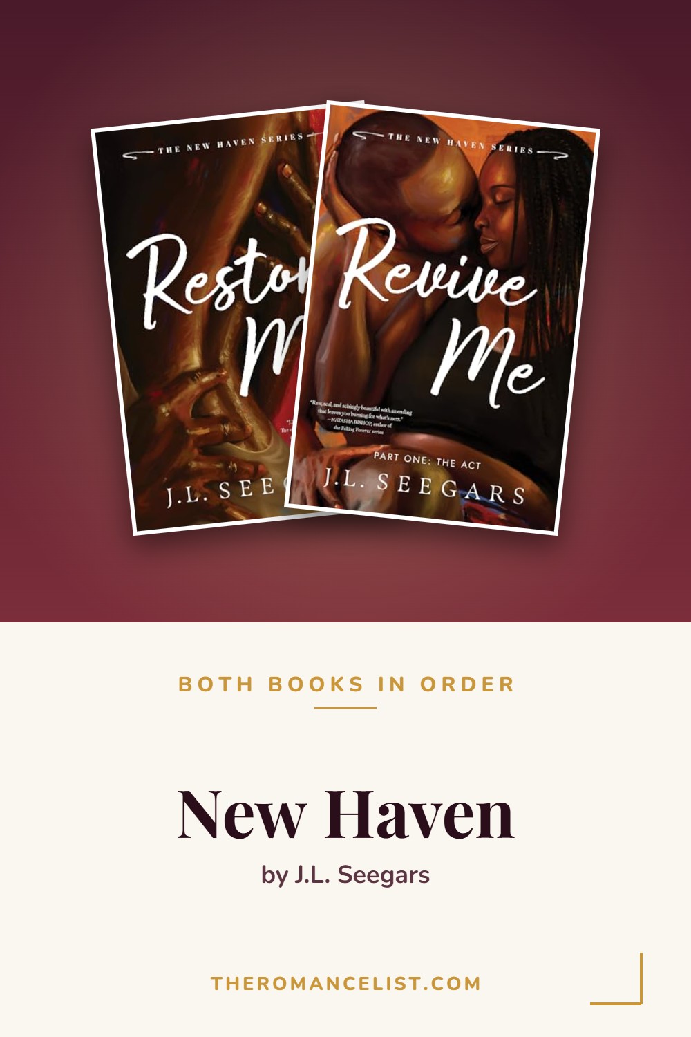 New Haven by J.L. Seegars — books in order