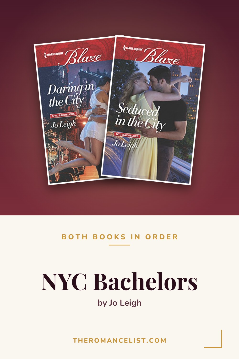 NYC Bachelors by Jo Leigh — books in order