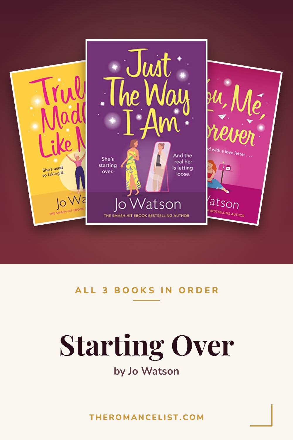 Starting Over by Jo Watson — books in order