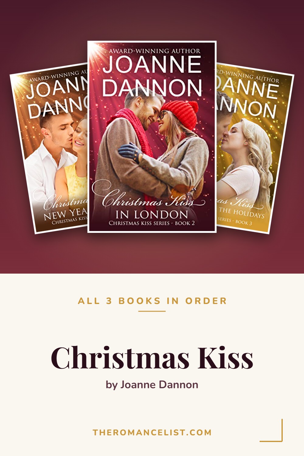 Christmas Kiss by Joanne Dannon — books in order