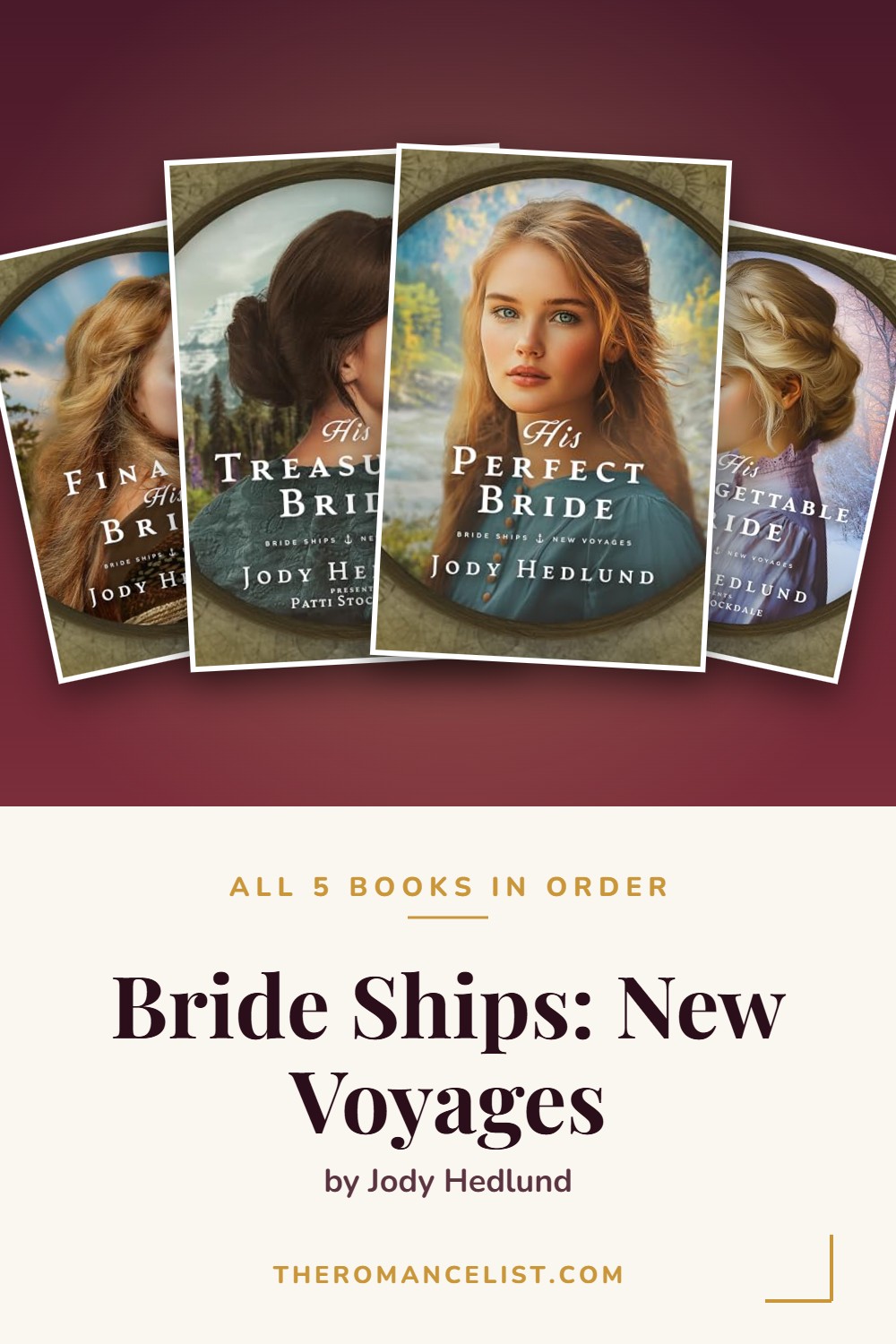 Bride Ships: New Voyages by Jody Hedlund — books in order