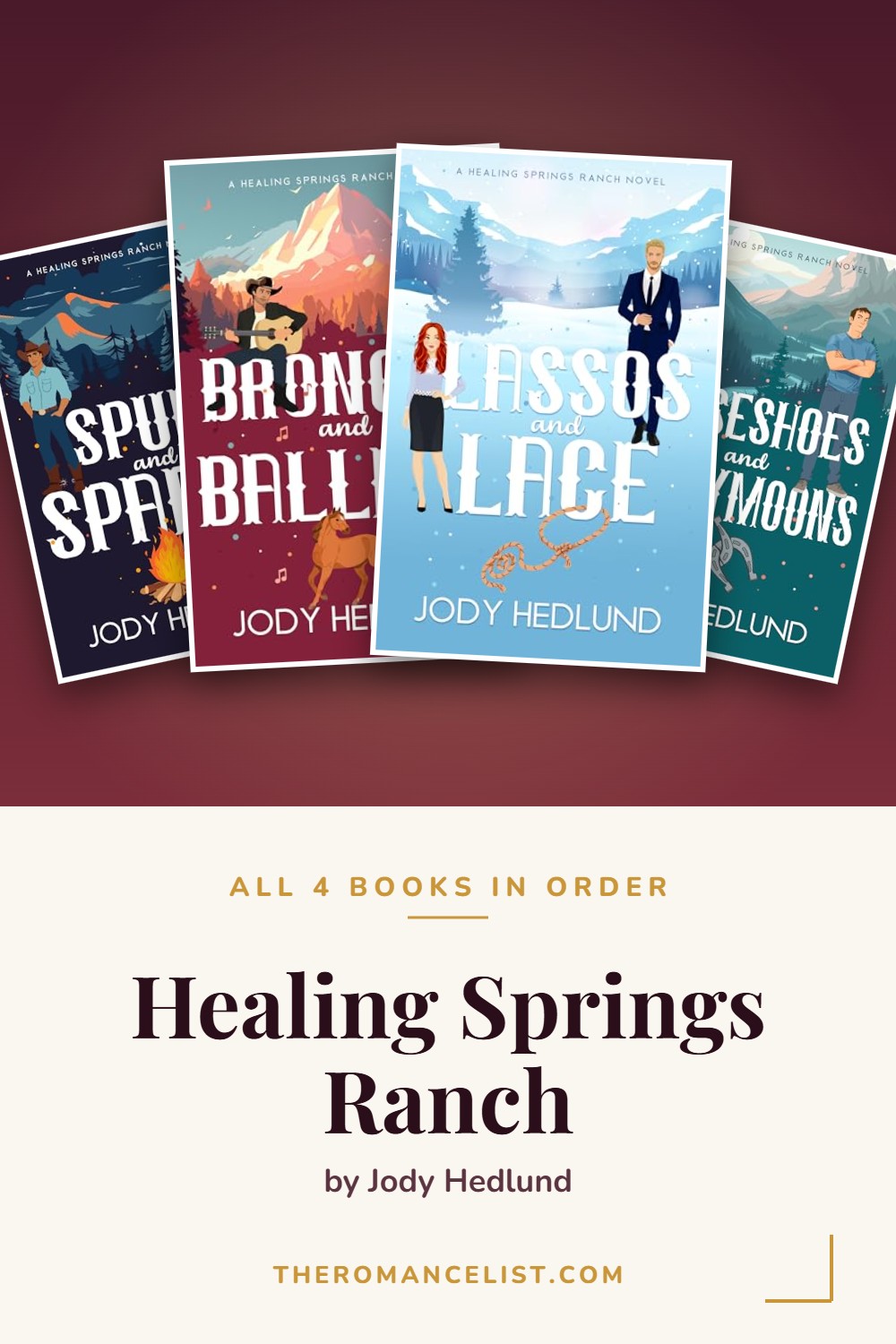 Healing Springs Ranch by Jody Hedlund — books in order