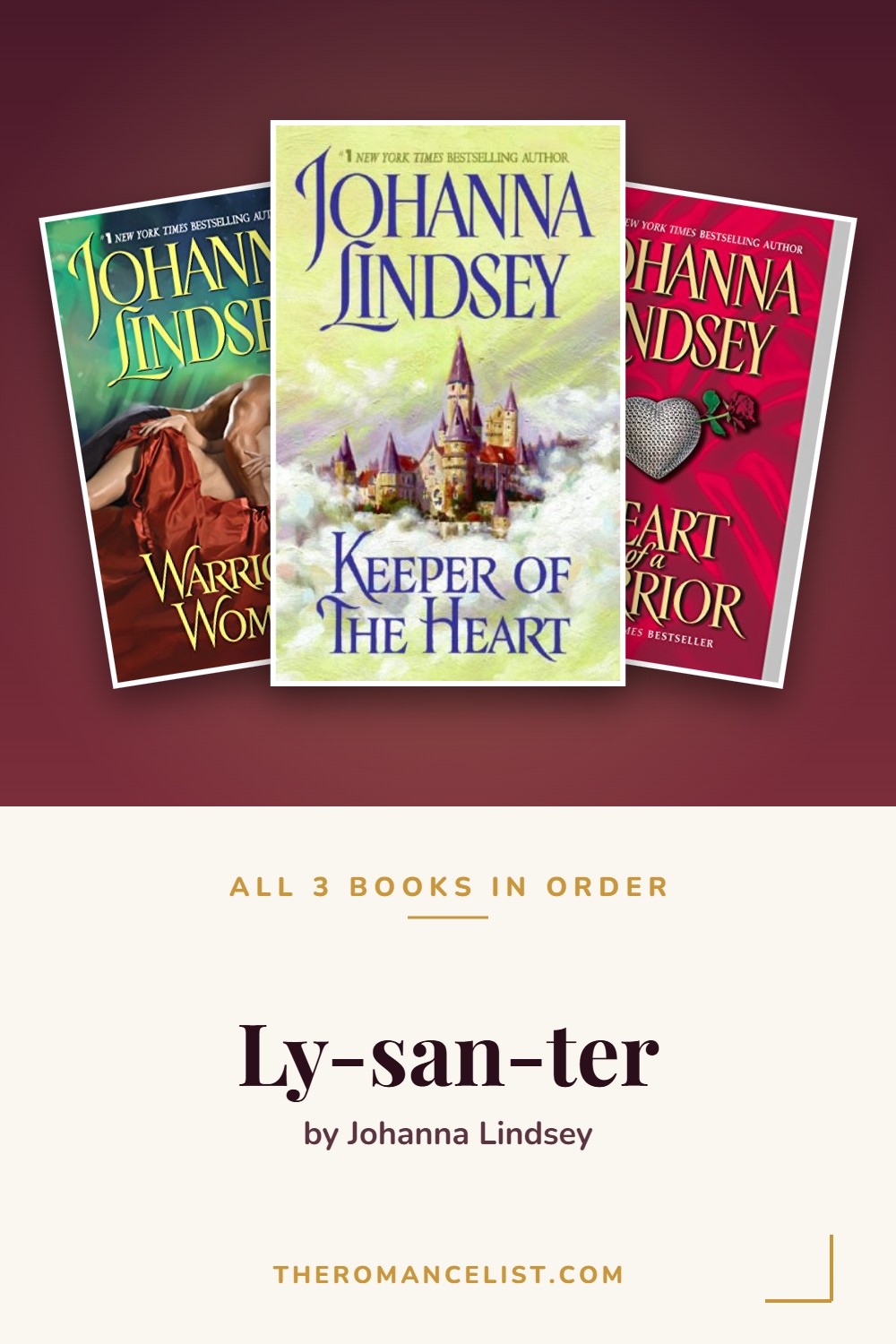 Ly-san-ter by Johanna Lindsey — books in order