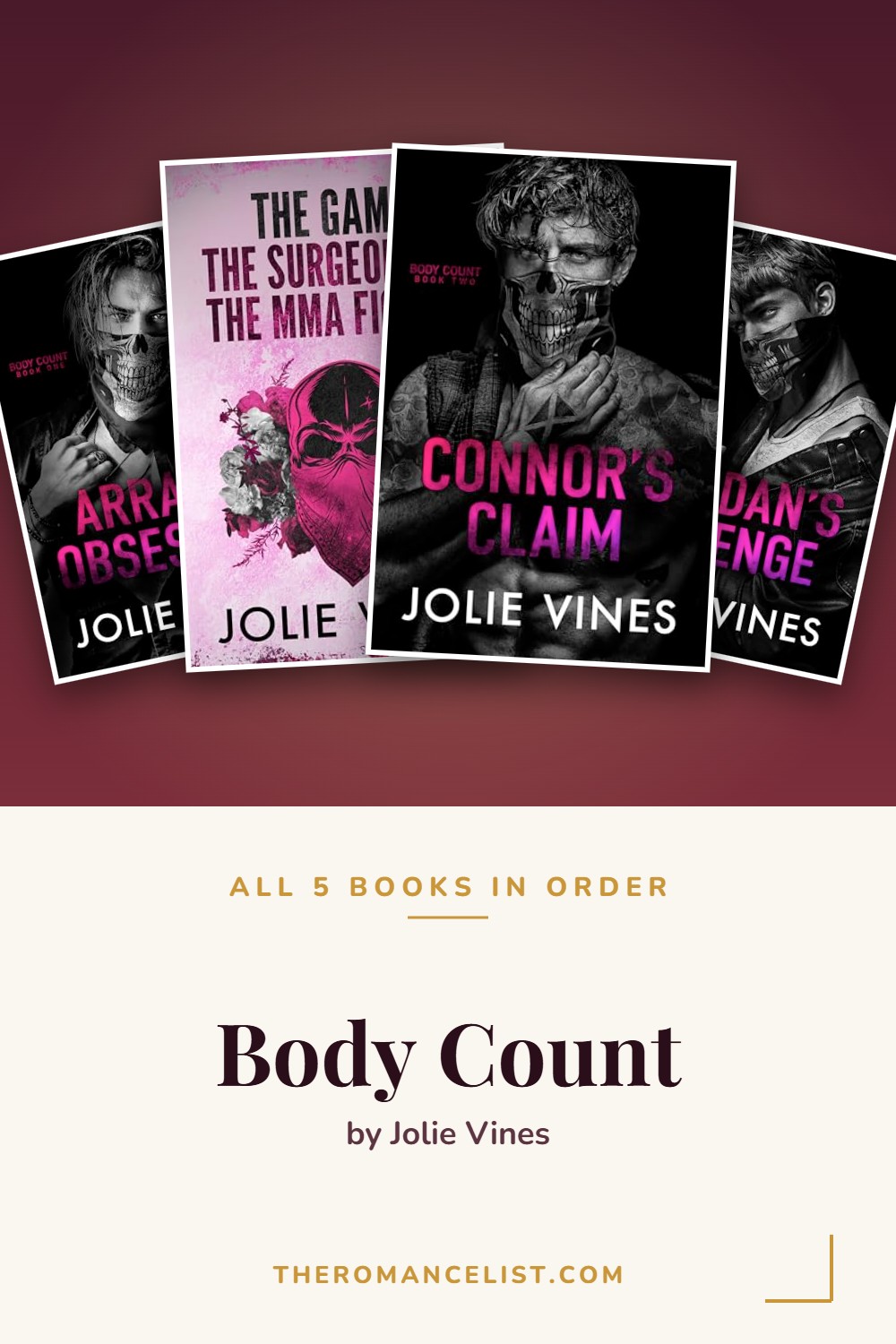 Body Count by Jolie Vines — books in order