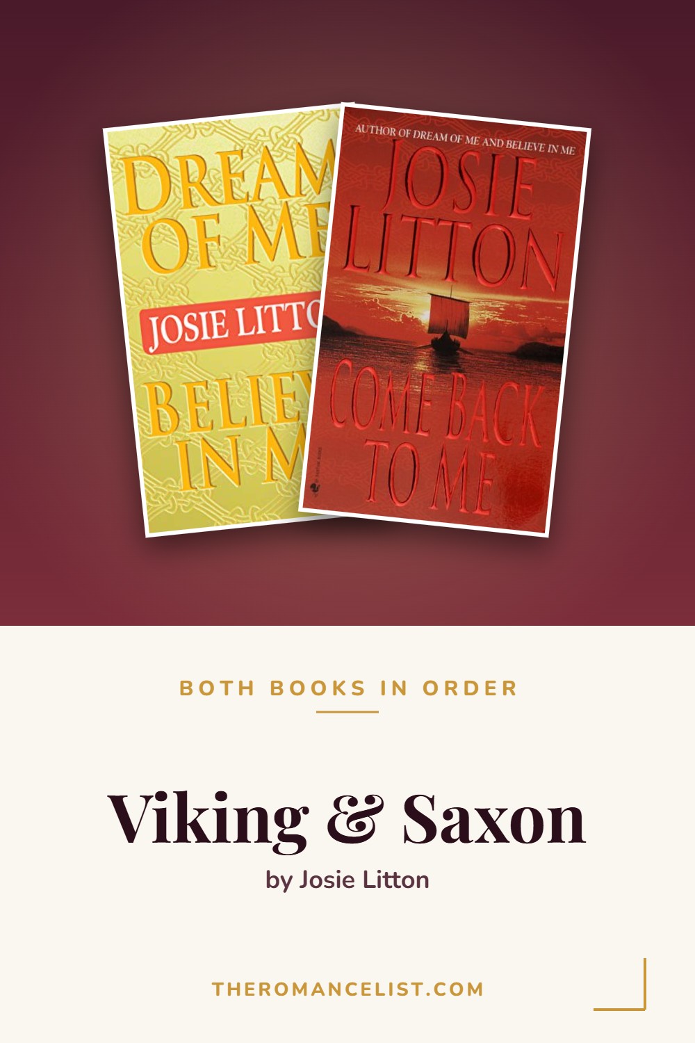 Viking & Saxon by Josie Litton — books in order