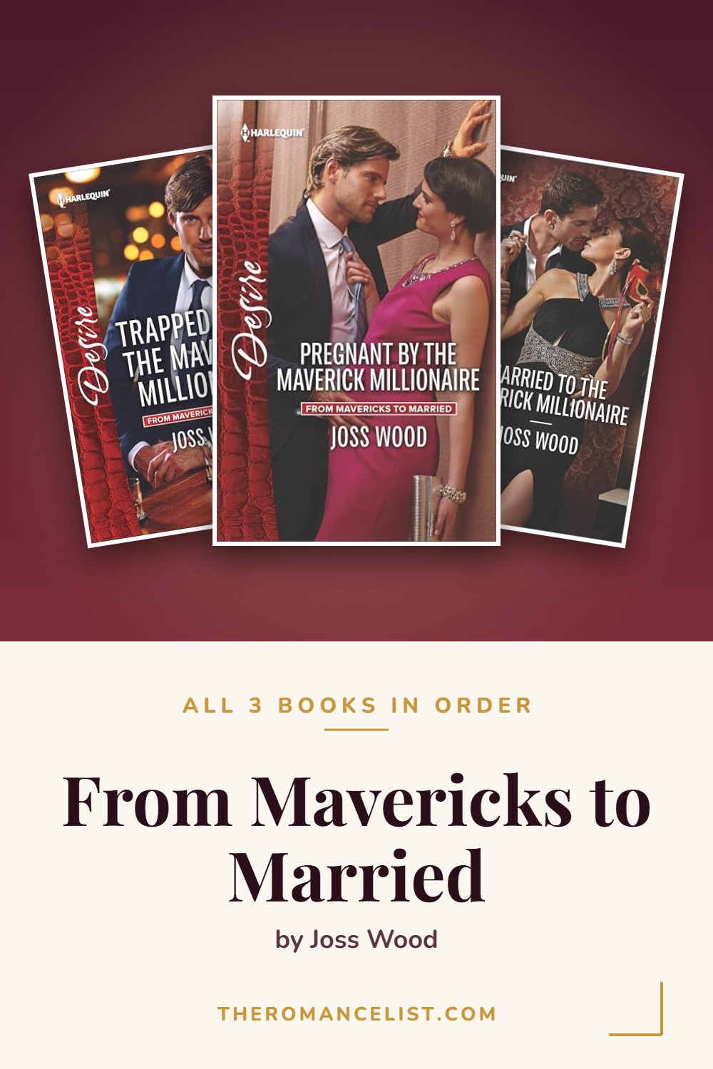 From Mavericks to Married by Joss Wood — books in order