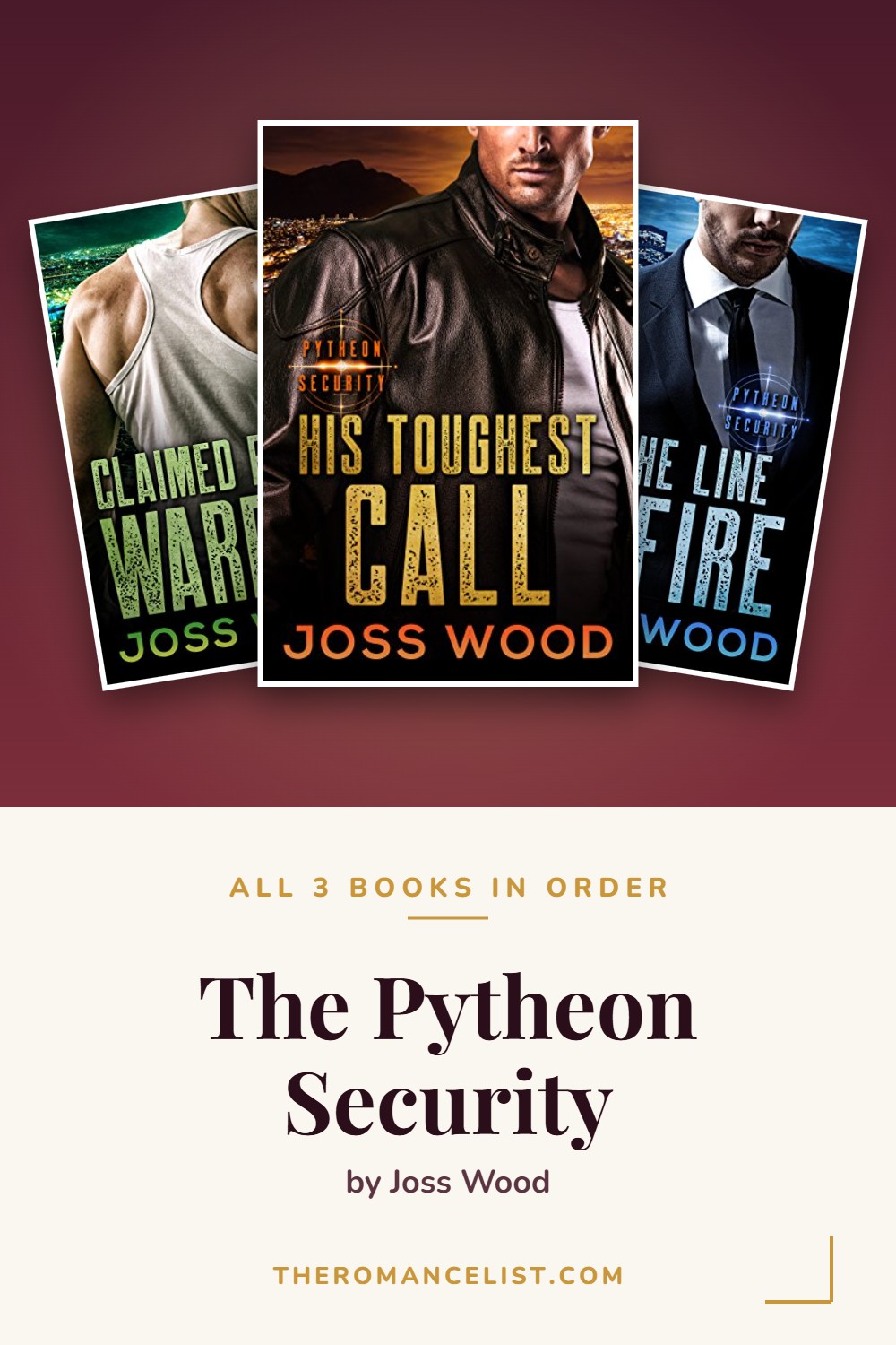 The Pytheon Security by Joss Wood — books in order
