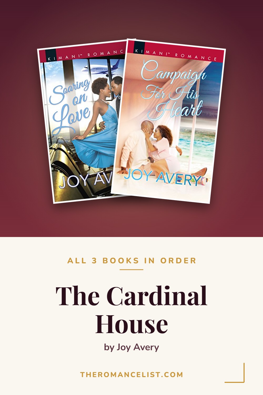 The Cardinal House by Joy Avery — books in order