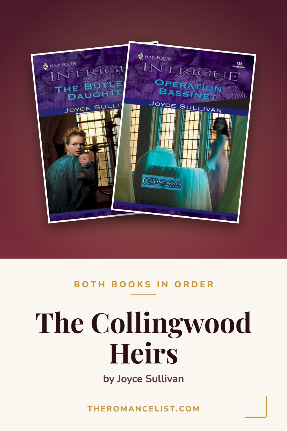 The Collingwood Heirs by Joyce Sullivan — books in order