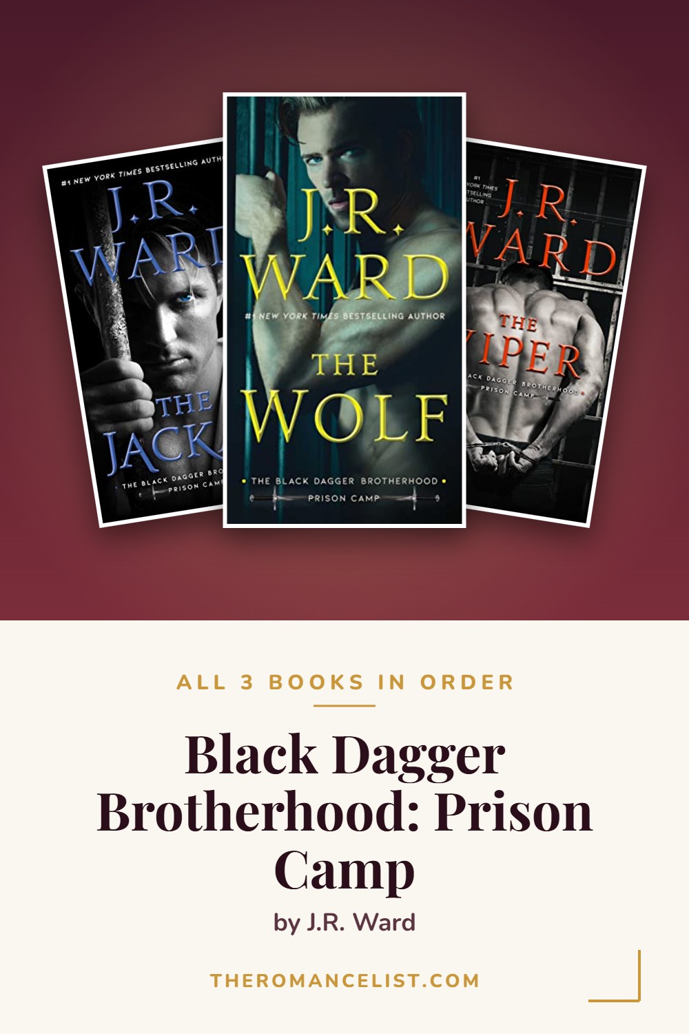 Black Dagger Brotherhood: Prison Camp by J.R. Ward — books in order