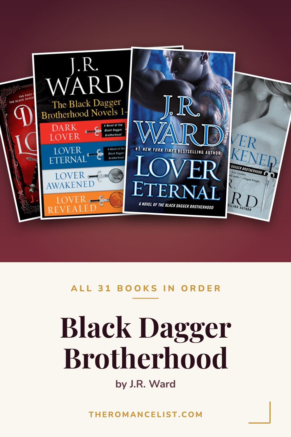 Black Dagger Brotherhood by J.R. Ward — books in order