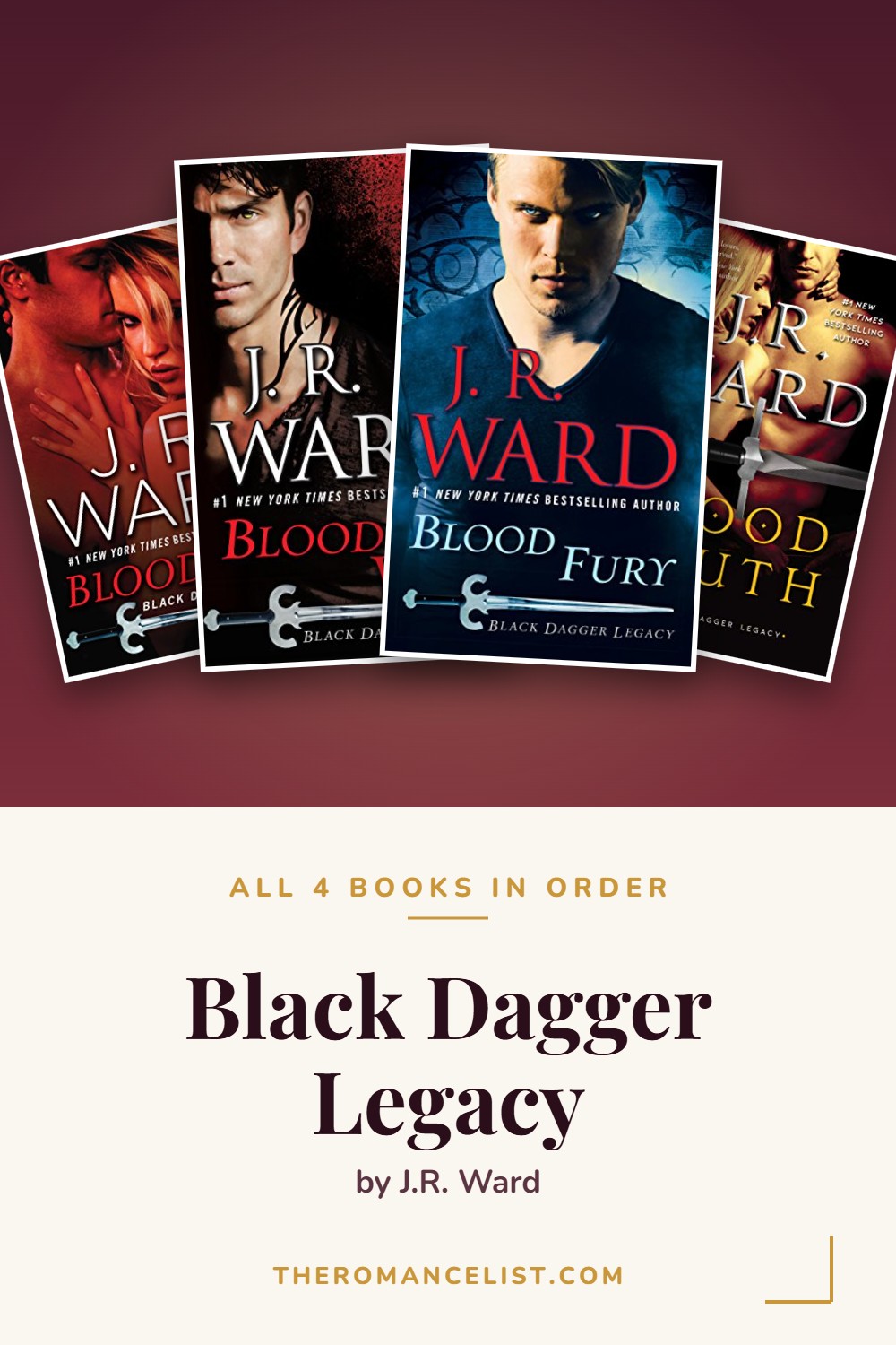 Black Dagger Legacy by J.R. Ward — books in order