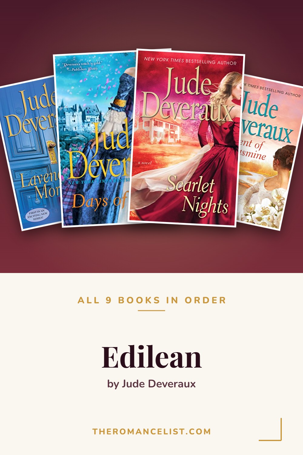 Edilean by Jude Deveraux — books in order